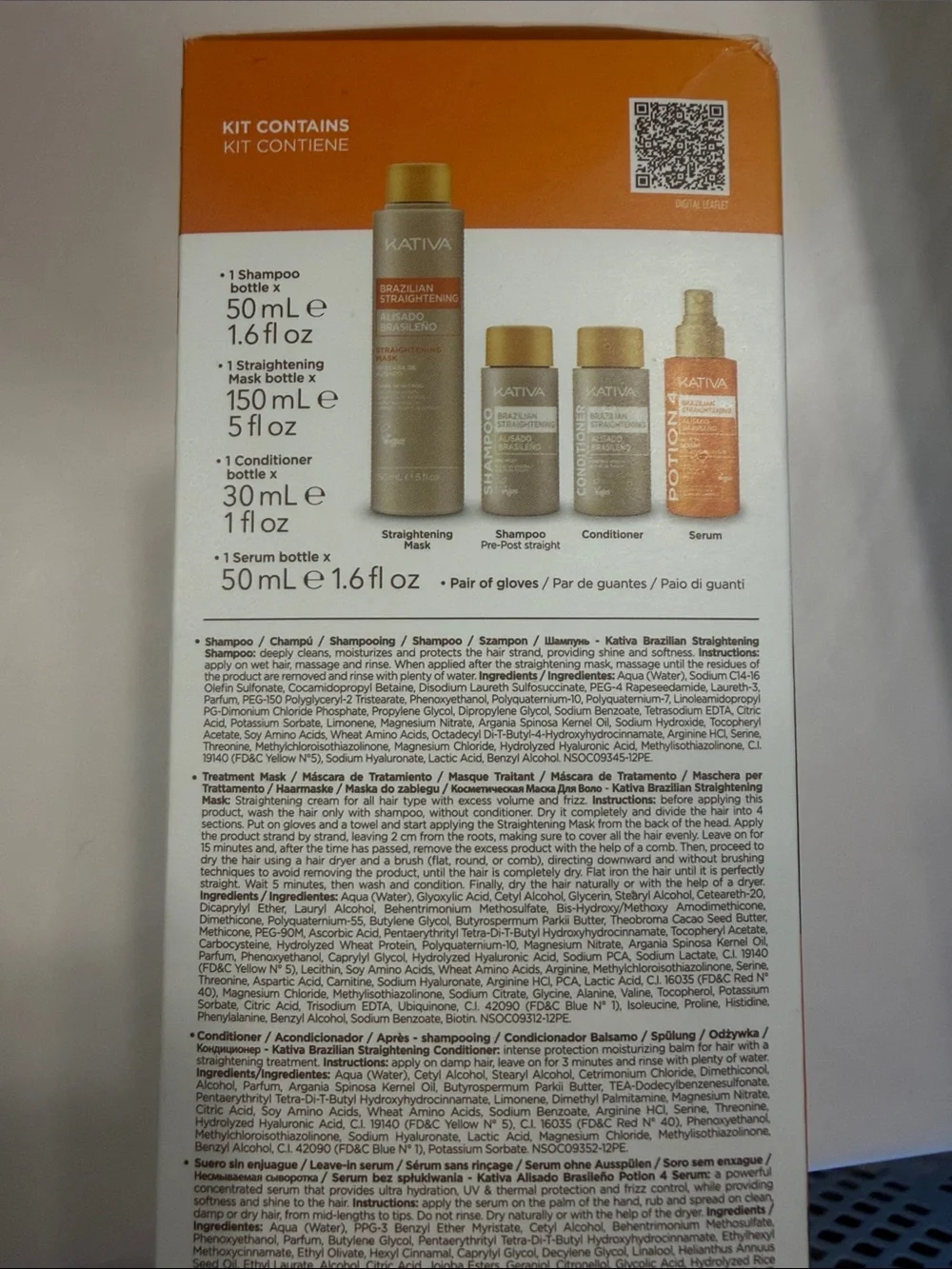 Ativa Brazilian straightening system brand new with seal still intact